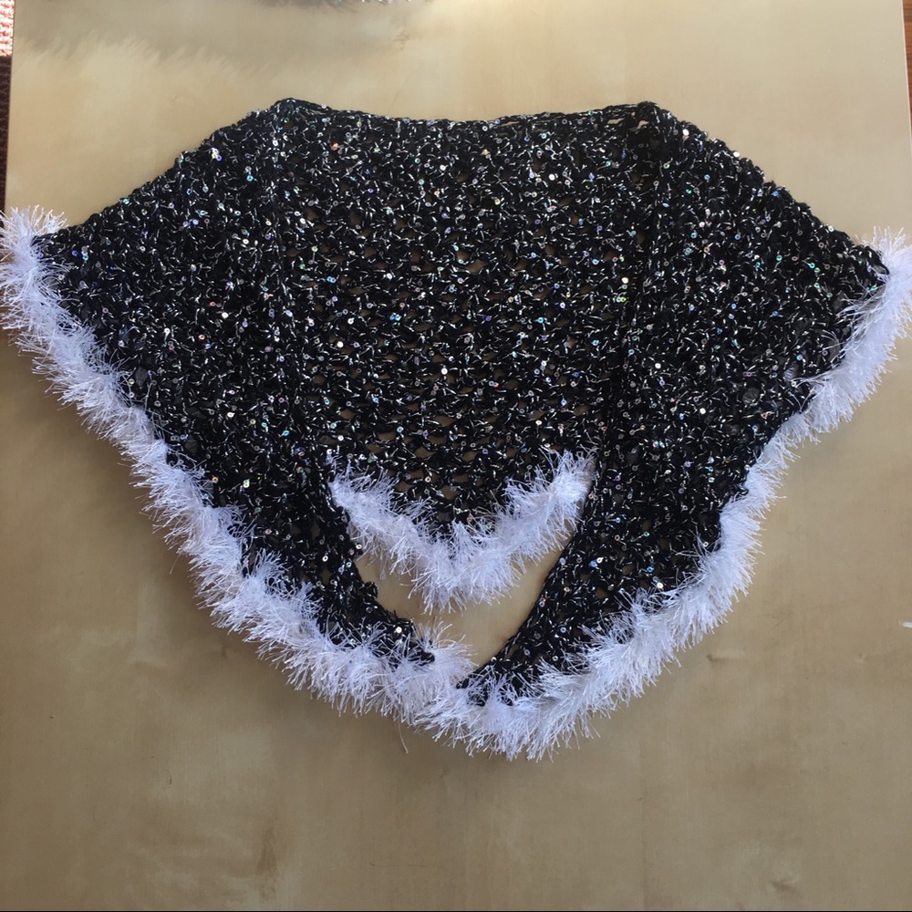 Shiny gorgeous shawl / wrap
